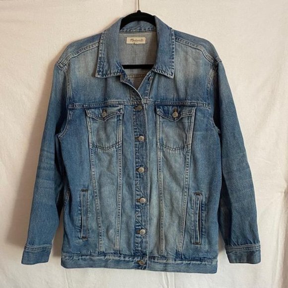 Madewell Denim Jean Jacket Women's Size Large